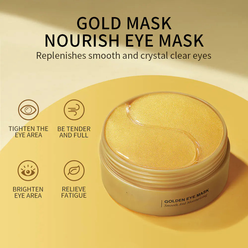 Avocado & Gold  Eye Mask