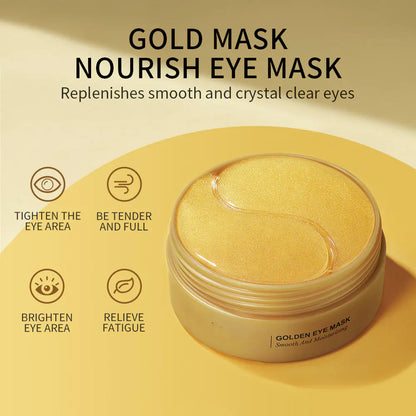 Avocado & Gold  Eye Mask
