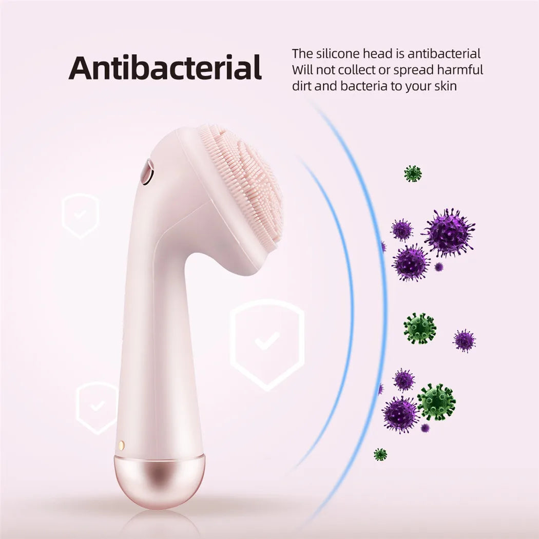 Electric Facial Cleansing Brush & Roller Massage